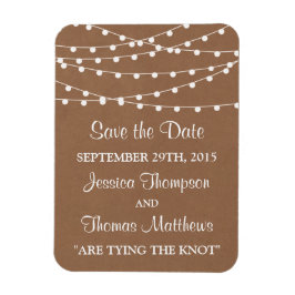 Magnet Flexible Collection de Mariages Rustic Kraft