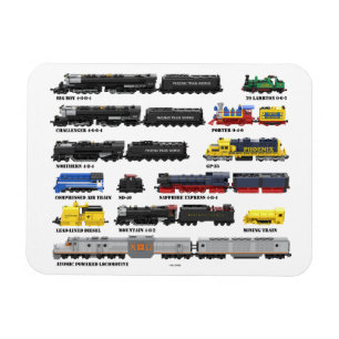 Magnet Flexible Collection de trains PTW