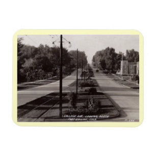 Magnet Flexible College Ave., Fort Collins, Colorado Vintage