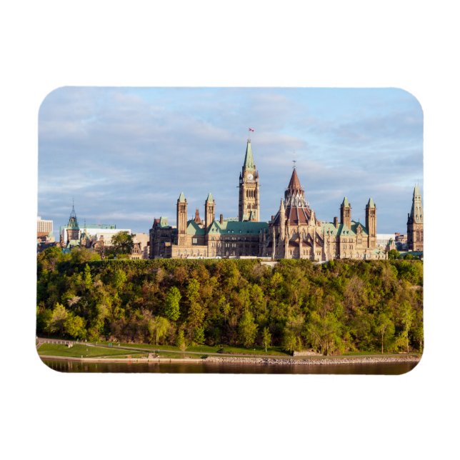Magnet Flexible Colline du Parlement à Ottawa - Ontario, Canada (Horizontal)