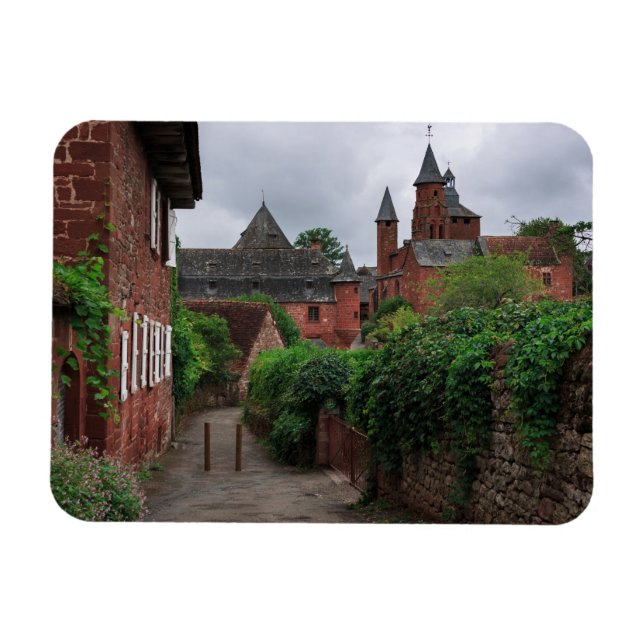 Magnet Flexible Collonges-la-Rouge, France aimant rectangulaire (Horizontal)