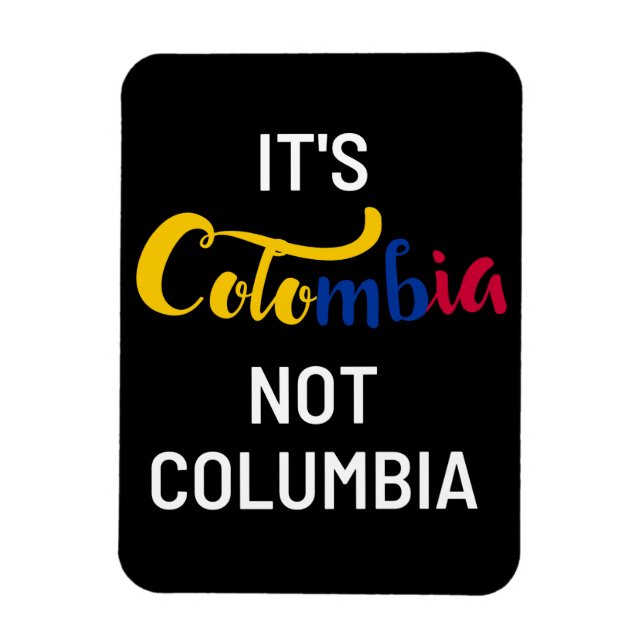 Magnet Flexible Colombie pas Columbia Funny National (Vertical)