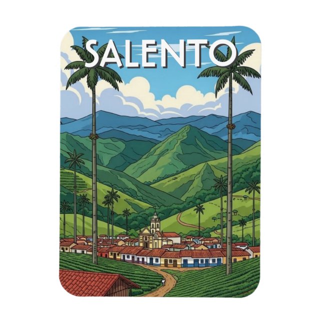 Magnet Flexible Colombie Salento (Vertical)