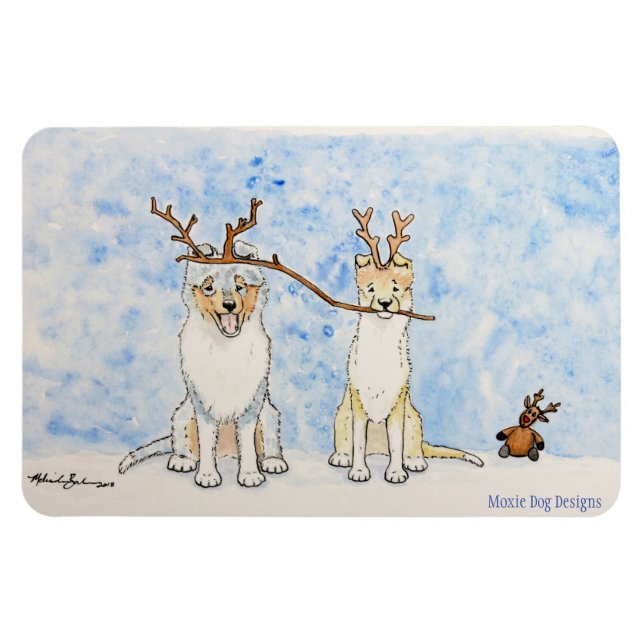 Magnet Flexible Comédiens de Noël (Horizontal)