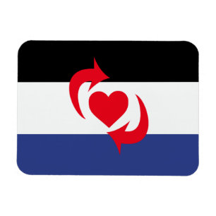 MAGNET FLEXIBLE COMMUTEZ LE DRAPEAU DE FIERTÉ