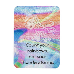 Magnet Flexible Comptez vos arcs-en-ciel, pas vos orages
