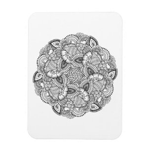 Magnet Flexible Conception de Doodle Rond