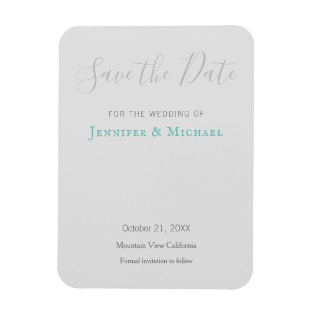 Magnet Flexible Conception de mariage professionnelle moderne, Sau (Vertical)