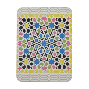 Magnet Flexible Conception de mosaïque d'Alhambra, 'de l'Arabe