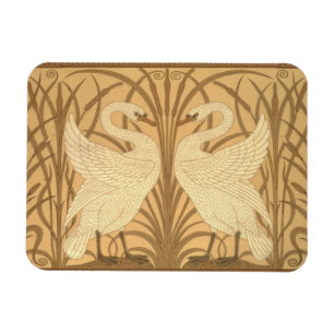 Magnet Flexible Conception de papier peint de cygne