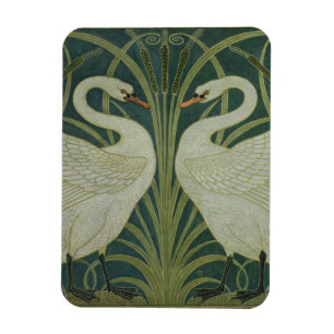 Magnet Flexible Conception de papier peint de "cygne, de