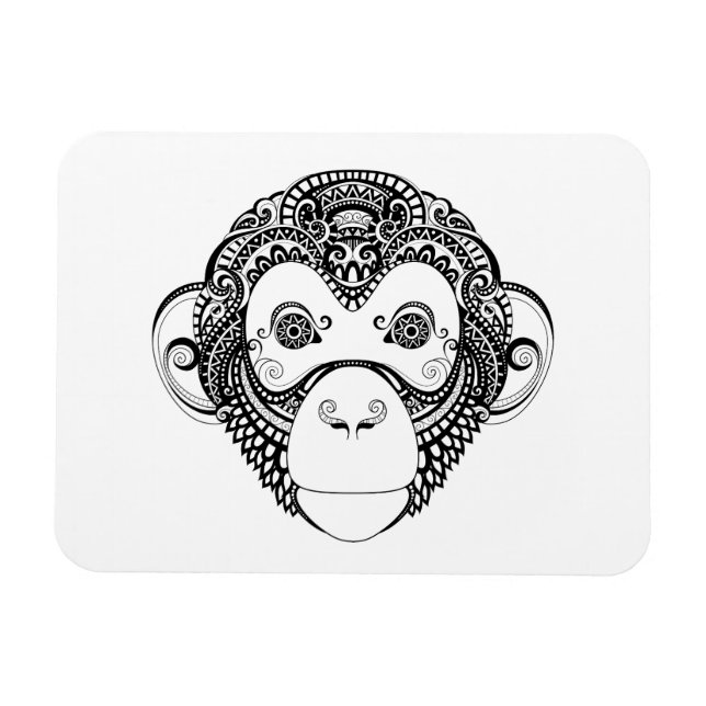 Magnet Flexible Conception de singe inspirée (Horizontal)