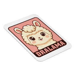 Magnet Flexible Conception d'illustration de lama mignon