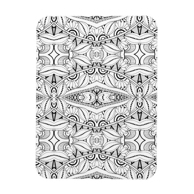 Magnet Flexible Conception tribale inspirée (Vertical)