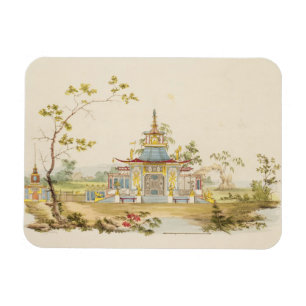 Magnet Flexible Concevez pour un temple chinois, c.1810 (stylo et