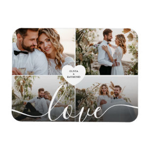 Magnet Flexible Concevez votre propre amour Collage de photos