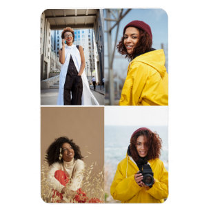Magnet Flexible Concevez votre propre collection de 4 photos