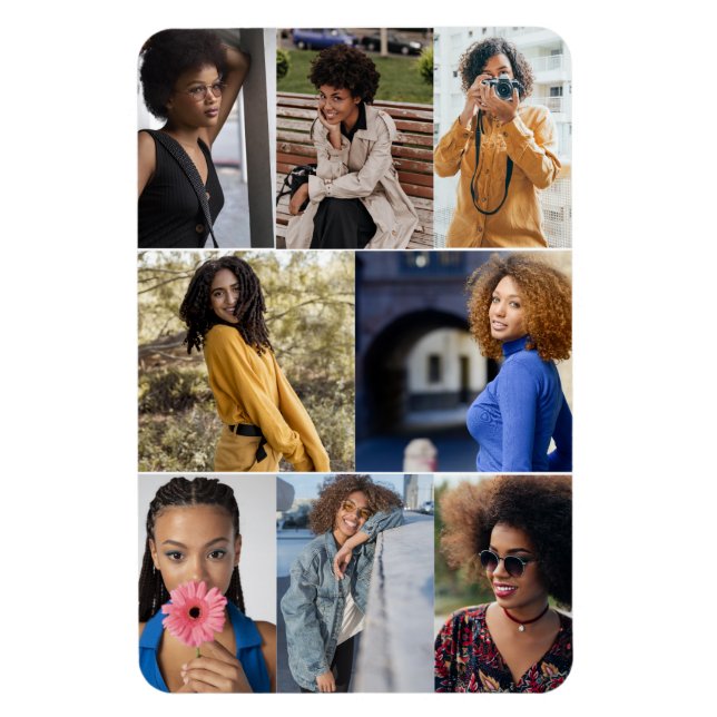 Magnet Flexible Concevez votre propre collection de photos 8 (Vertical)