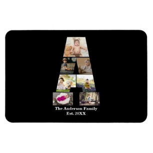 Magnet Flexible Concevez votre propre lettre Un collage photo