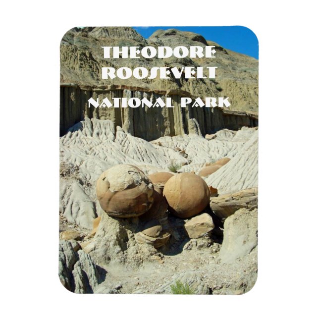 Magnet Flexible Concrétions de canonball, Theodore Roosevelt NP (Vertical)