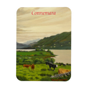Magnet Flexible Connemara Ireland Ferme Pittoresque de bovins avec