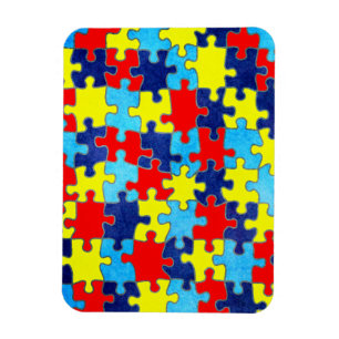 Magnet Flexible Conscience-Puzzle d'autisme par Shirley Taylor