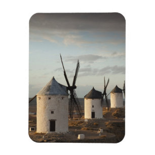 Magnet Flexible Consuegra, antiques moulins à vent de La Mancha