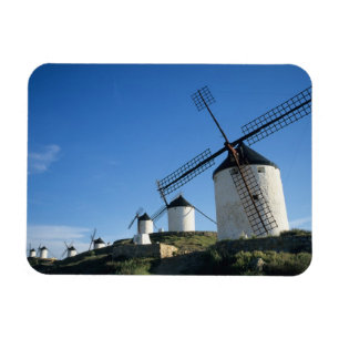 Magnet Flexible Consuegra, La Mancha, Espagne, moulins à vent 2