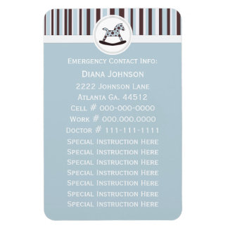 Magnet Flexible Contact d'urgence : Aimant Premium Rocking Horse 2