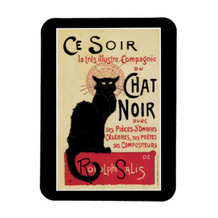 Magnet Flexible Conversation Noir~Chat noir