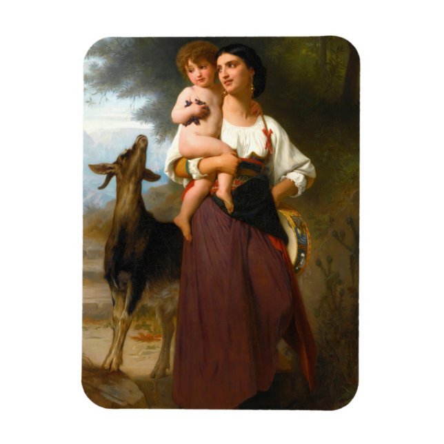 Magnet Flexible Convoitise de William Bouguereau (Vertical)
