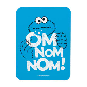 Magnet Flexible Cookie Monster Om Nom Nom !