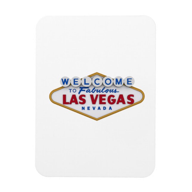 Magnet Flexible cool designer aimant bienvenue à las vegas (Vertical)