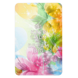 Magnet Flexible Cool génial citation tendance "Keep Calm and Drea