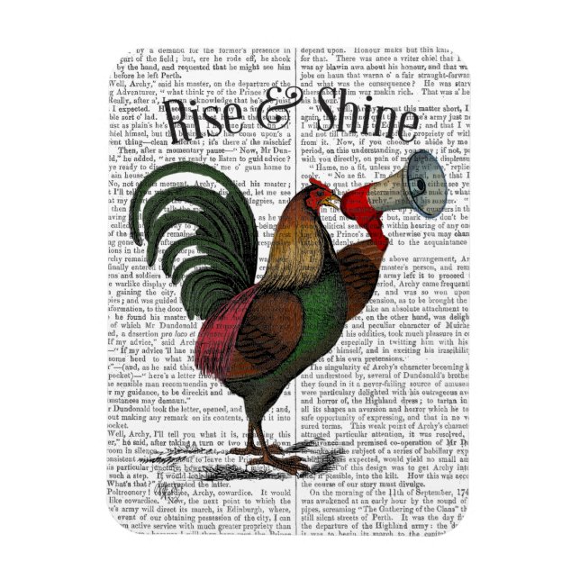 Magnet Flexible Coq avec Loudhailer 2 (Vertical)