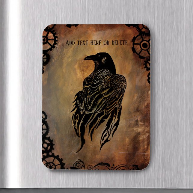 Magnet Flexible Corbeau (Créateur téléchargé)