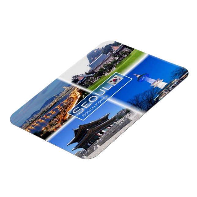 Magnet Flexible Corée du Sud - Séoul - (Côté Gauche)