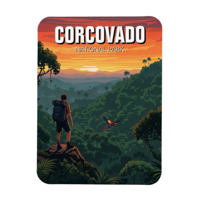 Magnet Flexible Costa Rica Corcovado National Park (Vertical)