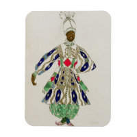 Costume pour un "nègre", de Aladdin, 1916 (couleur