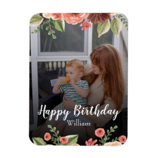 Magnet Flexible Costumize Photo Script personnalisé Anniversaire