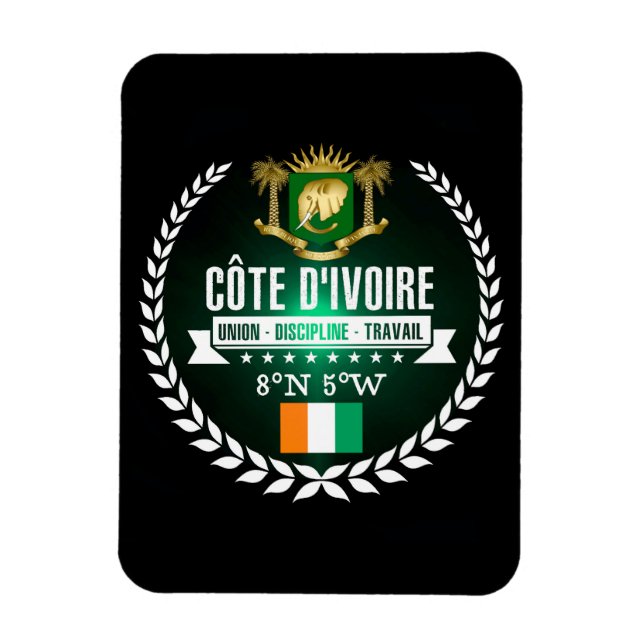 Magnet Flexible Côte d'Ivoire (Vertical)