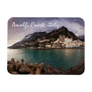 Magnet Flexible Côte pittoresque d'Amalfi, ville de bord de la mer