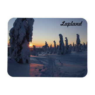 Magnet Flexible Couché de soleil sur la forêt