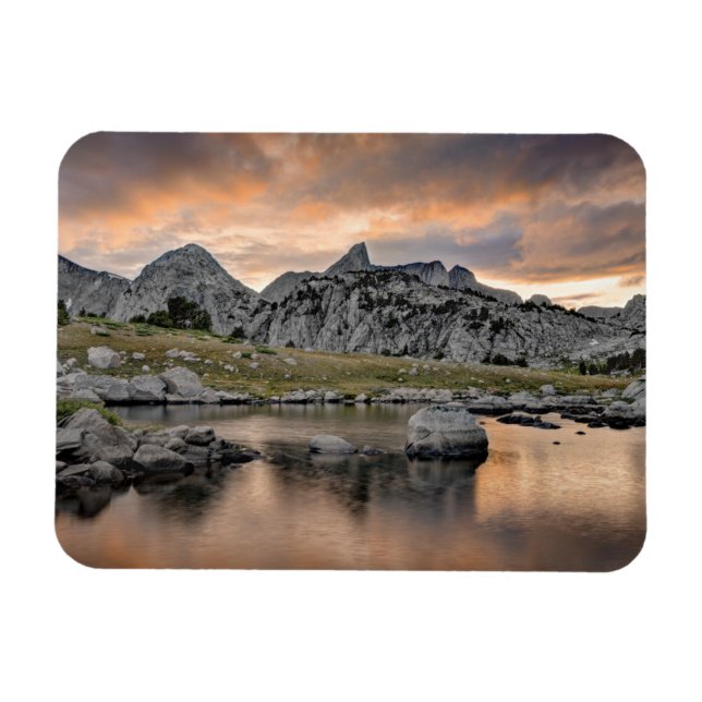 Magnet Flexible Coucher de soleil au lac Pyramid (Horizontal)