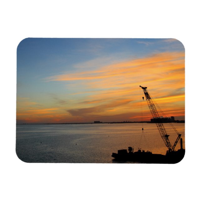 Magnet Flexible coucher de soleil de Biscayne (Horizontal)