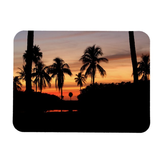 Magnet Flexible coucher de soleil en Floride (Horizontal)