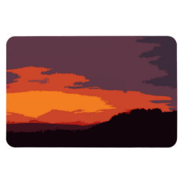 Magnet Flexible Coucher de soleil simplifié