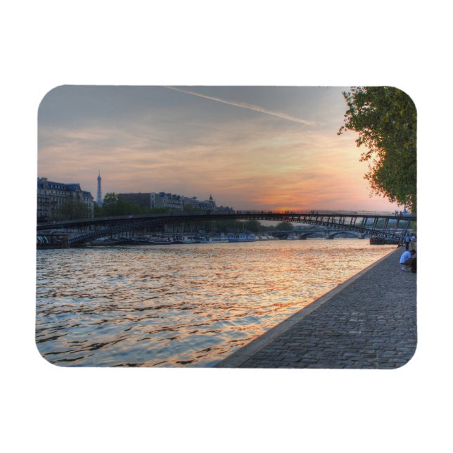 Magnet Flexible Coucher de soleil sur la Seine (Horizontal)