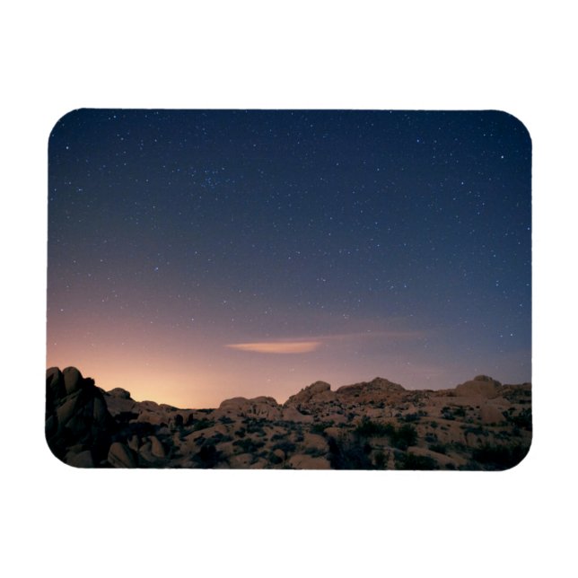 Magnet Flexible Coucher De Soleil Sur Le Parc National Joshua Tree (Horizontal)
