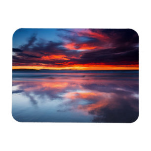 Magnet Flexible Coucher de soleil sur les îles anglo-normandes, CA